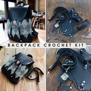Backpack Kits, Backpack Crochet Kit, Crochet Accessories, Crochet Beginner Kit