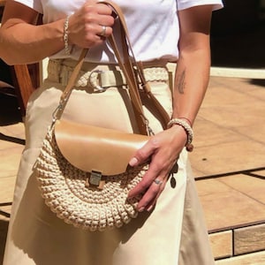Stylish Crochet Bag Pattern with Video Tutorial – DIY Shoulder Bag