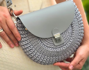 Patrón de bolso de crochet con videotutorial (PDF para principiantes)