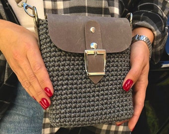Complete Crochet Kit for Beginners - DIY Bag & Accessories with Video Tutorial and PDF Pattern