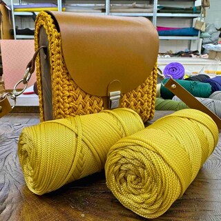 Cordino Per Uncinetto E Macramè - Poliestere 3mm X 200m, Liscio Con Lucentezza, Per Borse, Tappeti, Progetti Fai-da-te