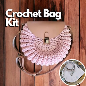 Kit for Crochet, Diy Kit, Beginner Crochet Kit, Crocheting Bag