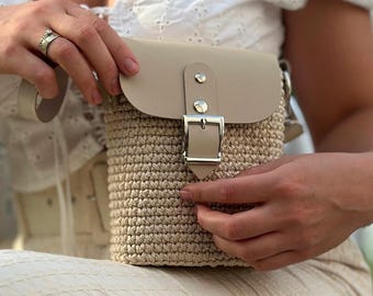 Modern Crochet Shoulder Bag Pattern – Instant Download PDF