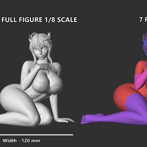Artoria Pendragon Lancer STL - Anime Figure for 3D Printing - High Quality Digital Model image 3