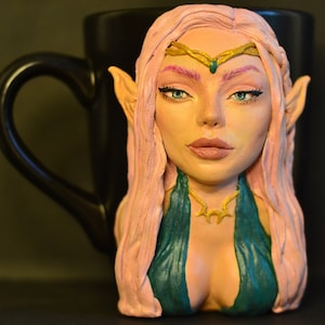 Elf on mug