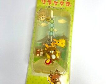 Rilakkuma Gotochi Straps Keychain Charm Korilakkuma Kawaii