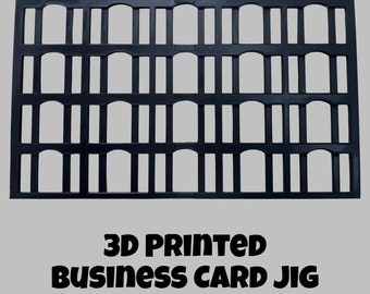 3D Printed Business Card Holder Jig - Enhance Laser Engraving Efficiency, with Easy Assembly and Card Protection