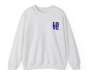 Unisex 'Love' Sweatshirt: Ideal für Männer und Frauen Liebe Sweatshirt,