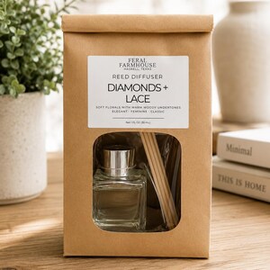 Reed Diffuser | Home Fragrance | Housewarming Gift | Farmhouse Home Decor | Long Lasting