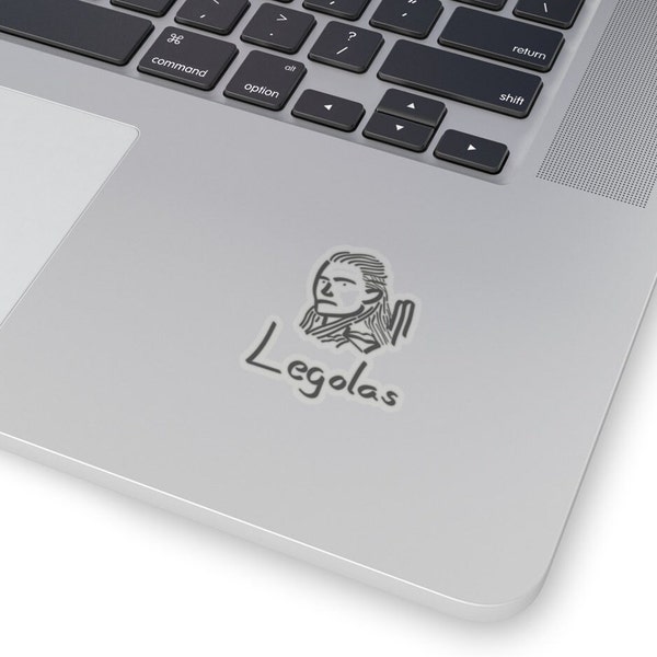 Legolas the Elven Archer Vinyl Sticker: Lord of the Rings Fan Art Decal. Perfect for Laptops, Water Bottles, and More! TolkienDesign.