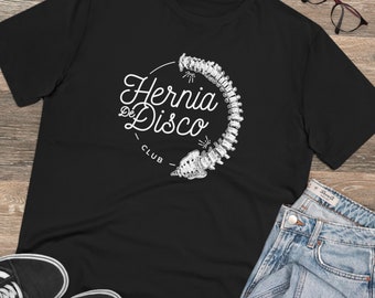 Camiseta Hernia de Disco Club, Regalo deportivo, regalo por lesión, humor como terapia, regalo super original