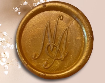 Custom wax seals, Handmade Wax Seal Sticker, Wax Seals with adhesive backing, Personalized wax seals