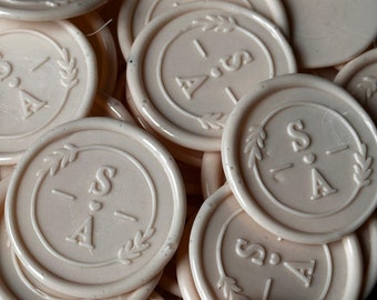 Custom wax seals, Handmade Wax Seal Sticker, Wax Seals with adhesive backing, Personalized wax seals