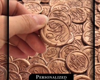 Personalized Wax Seals, Custom Wax Seals, Handmade Wax Seal Stickers, Self Adhesive Wax Seals