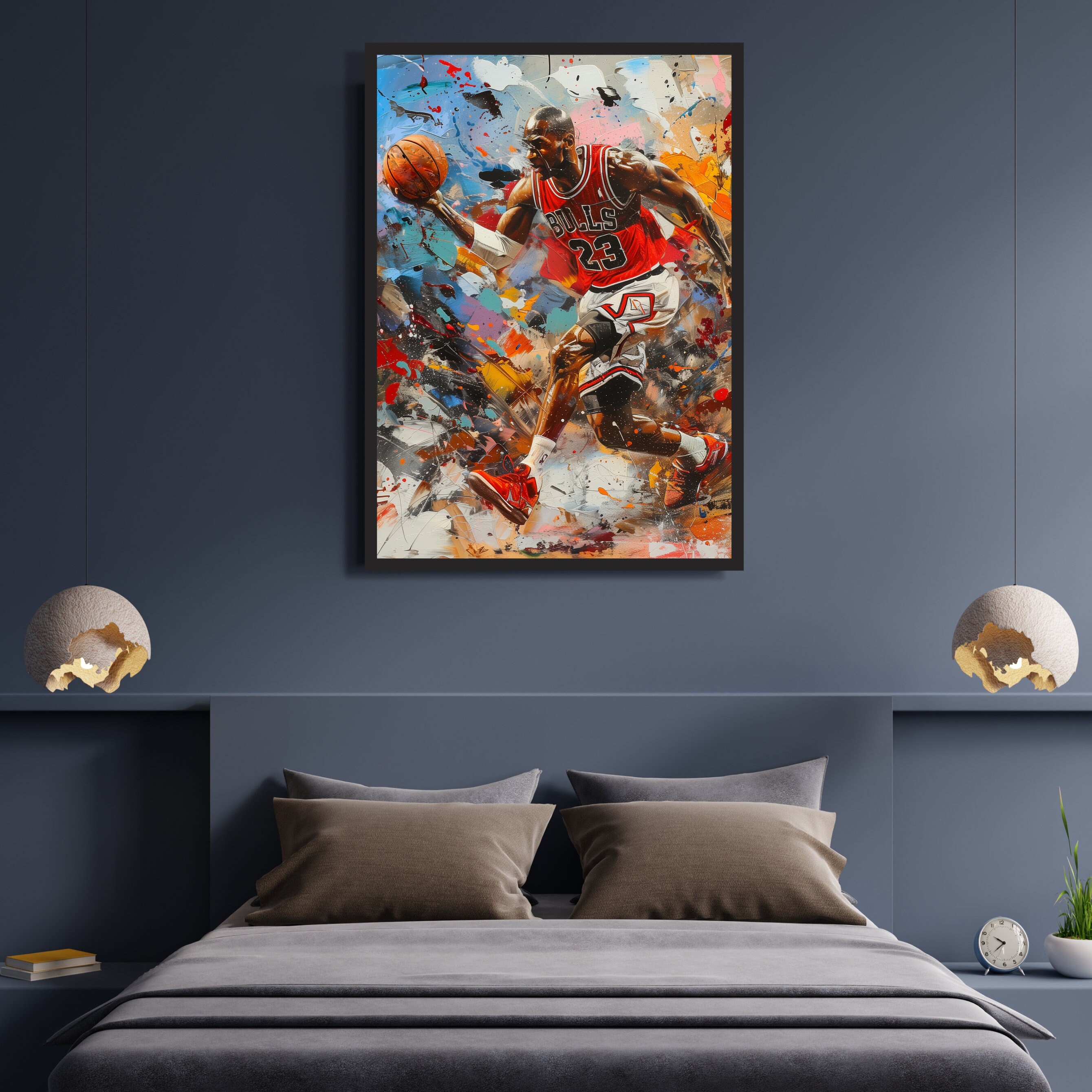 Michael Jordan Motivational Basketball Wall Art Poster