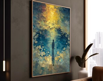 Abstract Eye Art Print: Spiritual Awakening Giclée Canvas