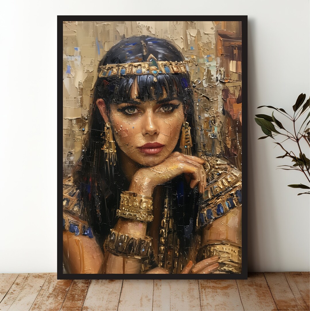 Egyptian queen portrait painting | Premium AI-generated image Egyptian queen portrait painting | Premium AI-generated image