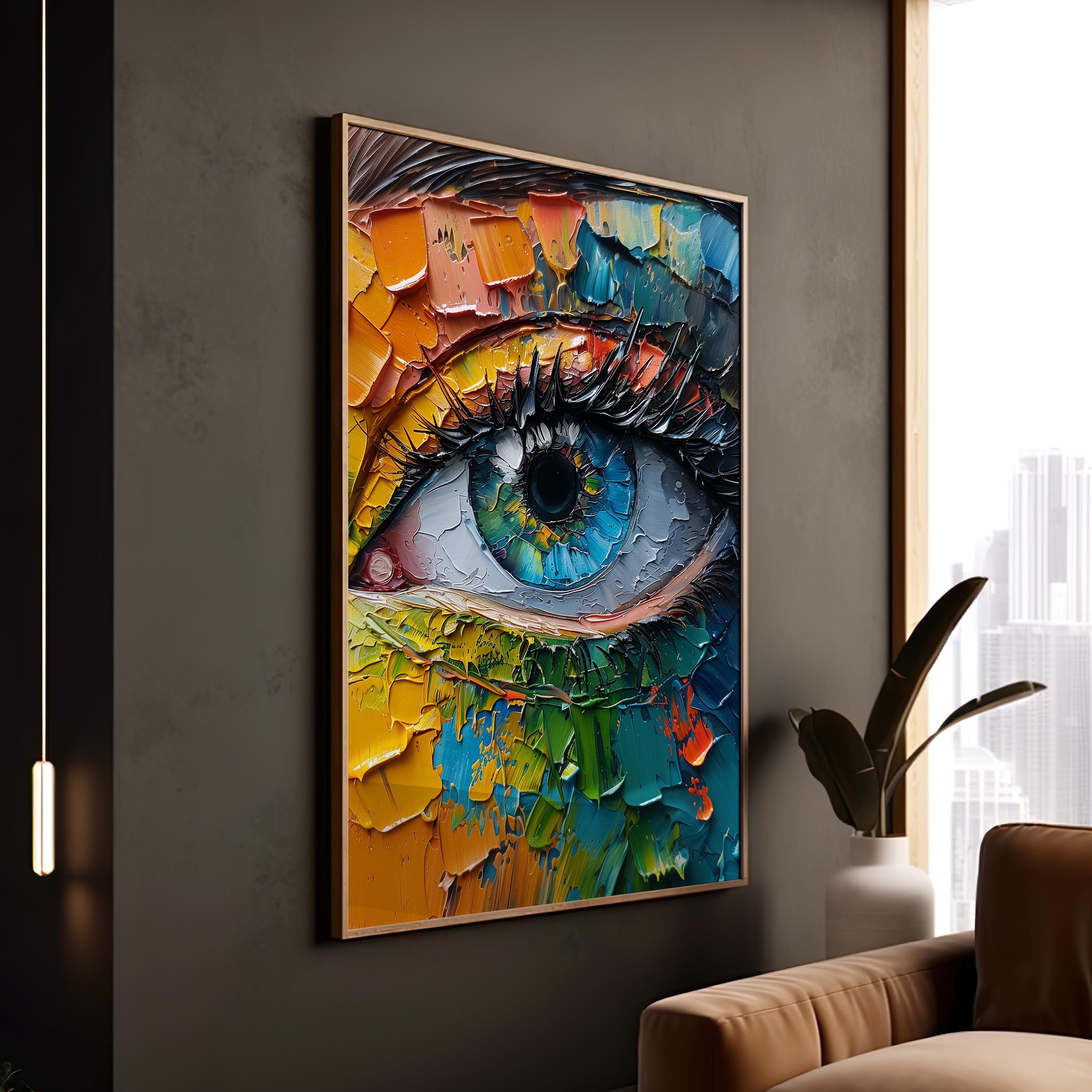 Makeup Studio Vibrant Art Poster Modern Minimalist Print Canvas Stylish Interior Design Decorative Contemporary Framed Art Gift