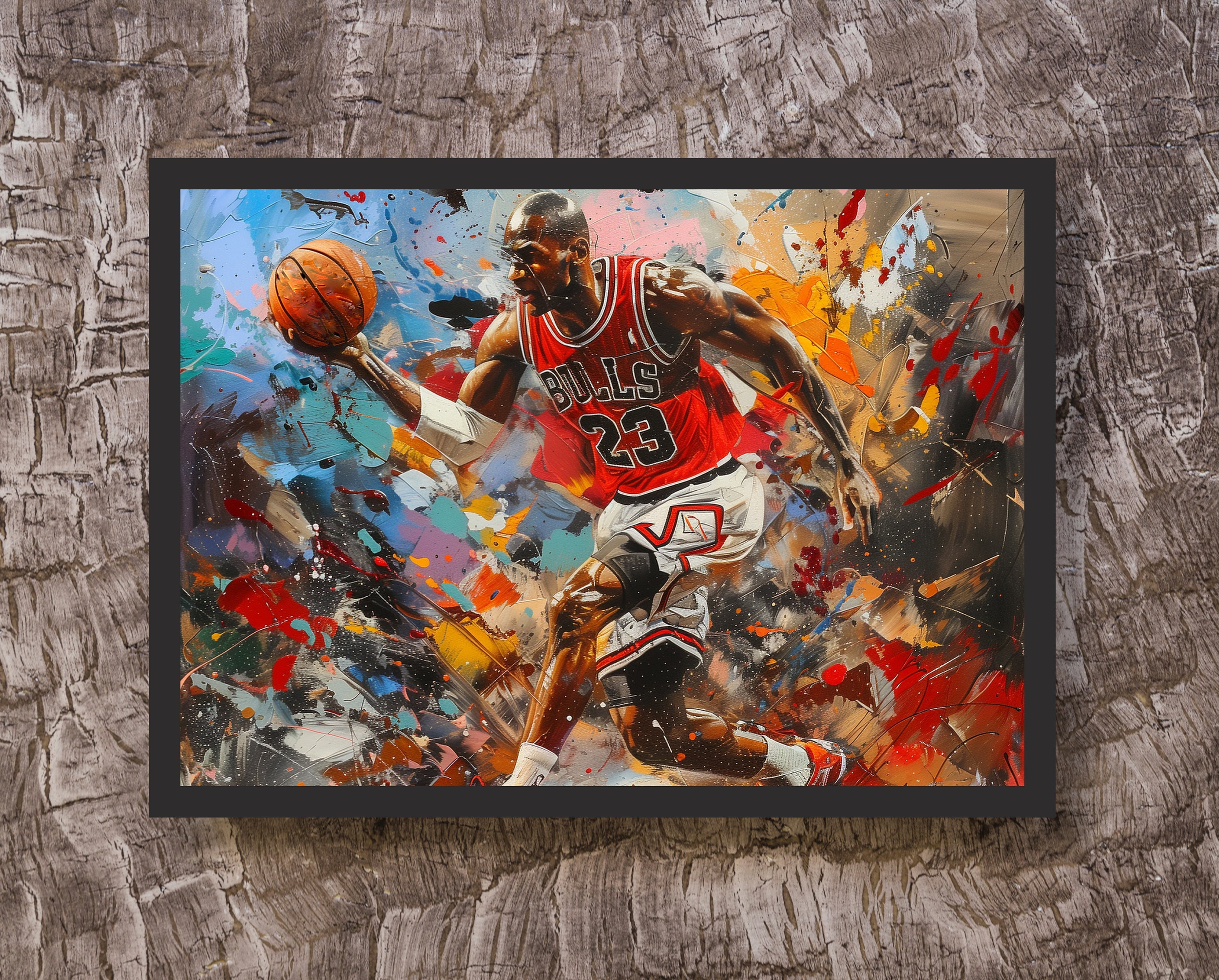 Michael Jordan Motivational Basketball Wall Art Poster