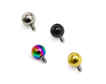 Titanium Internally Threaded Ball: Body Piercing Replacement Parts