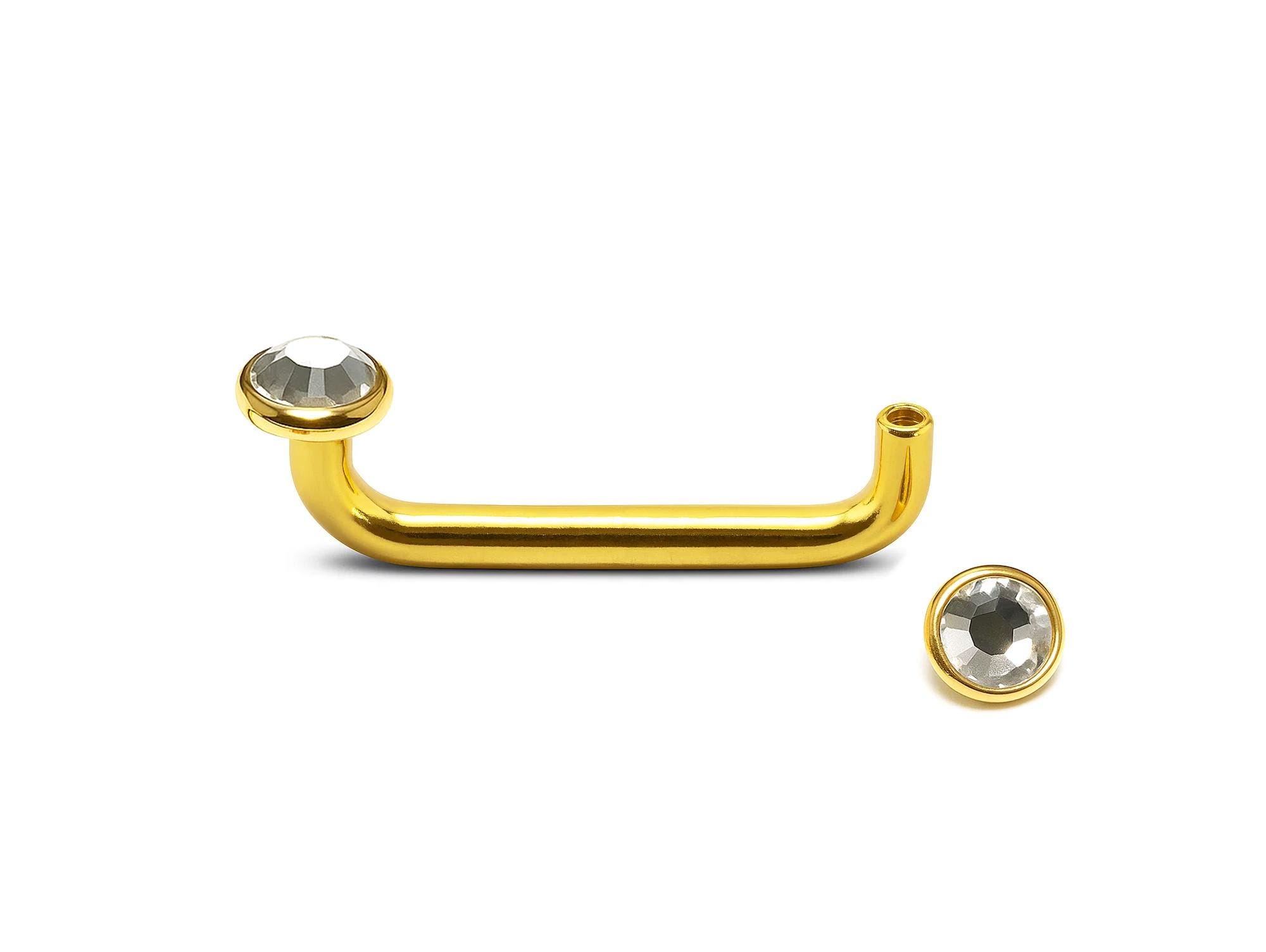 vibrating tongue ring for snake eyes 14G DND Dice Butterfly Tongue Barbell Ring Internally Threaded/d20 Tongue  Piercing/tongue Jewelry/tongue Ring/barbell Piercing/gift for Her main image 1