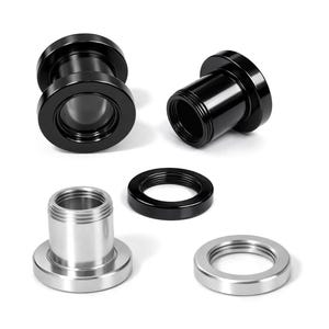 Kit de dilatación para tapones para los oídos Flesh Tunnel: calibres de titanio, de 2 mm a 24 mm