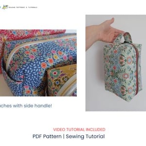 Boxy Pouch in 3 differents Sizes