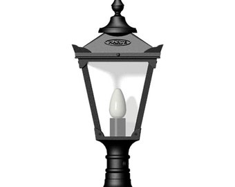 Lampe de jetée traditionnelle victorienne en fonte