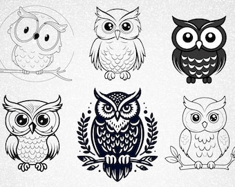 Owl svg bundles, owl design files, owl cliparts, owl png, floral owl svg, owl vector, owl zentangle svg, owl mandala svg bundles
