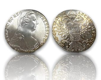 1780年)オーストリア 貿易用貨幣 1ターレル銀貨 【公式通販】