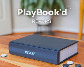 Reversi Book Board Game – Magnetic Strategy, Shelf-Friendly