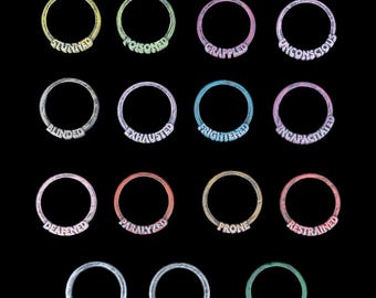 DND 5e Condition Rings: Status Effect Markers, FDM Printed