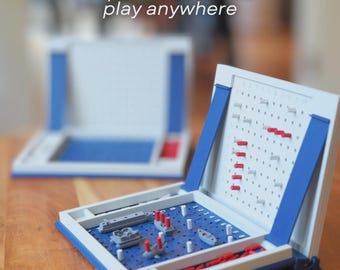 PlayBook'd Sea Battle Game – Folding Book Shelf Decor
