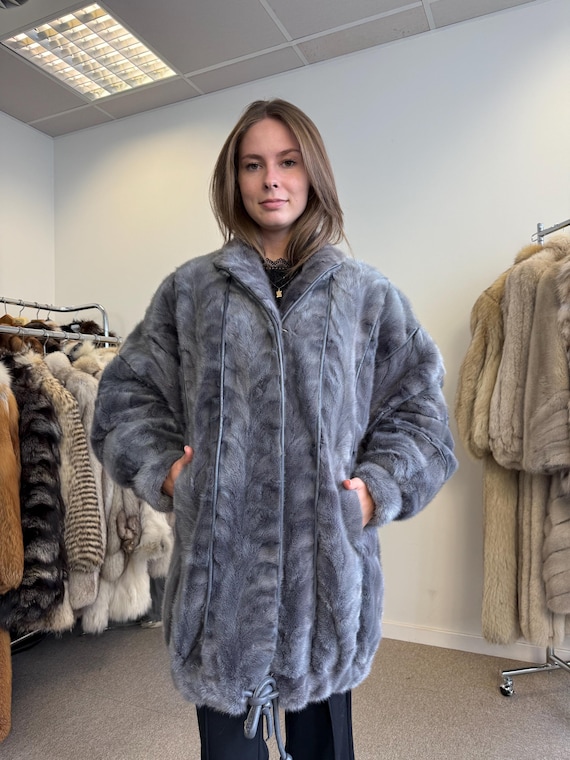 ミンクファーコートサイズSからM 毛皮コート ファーコート メンズ