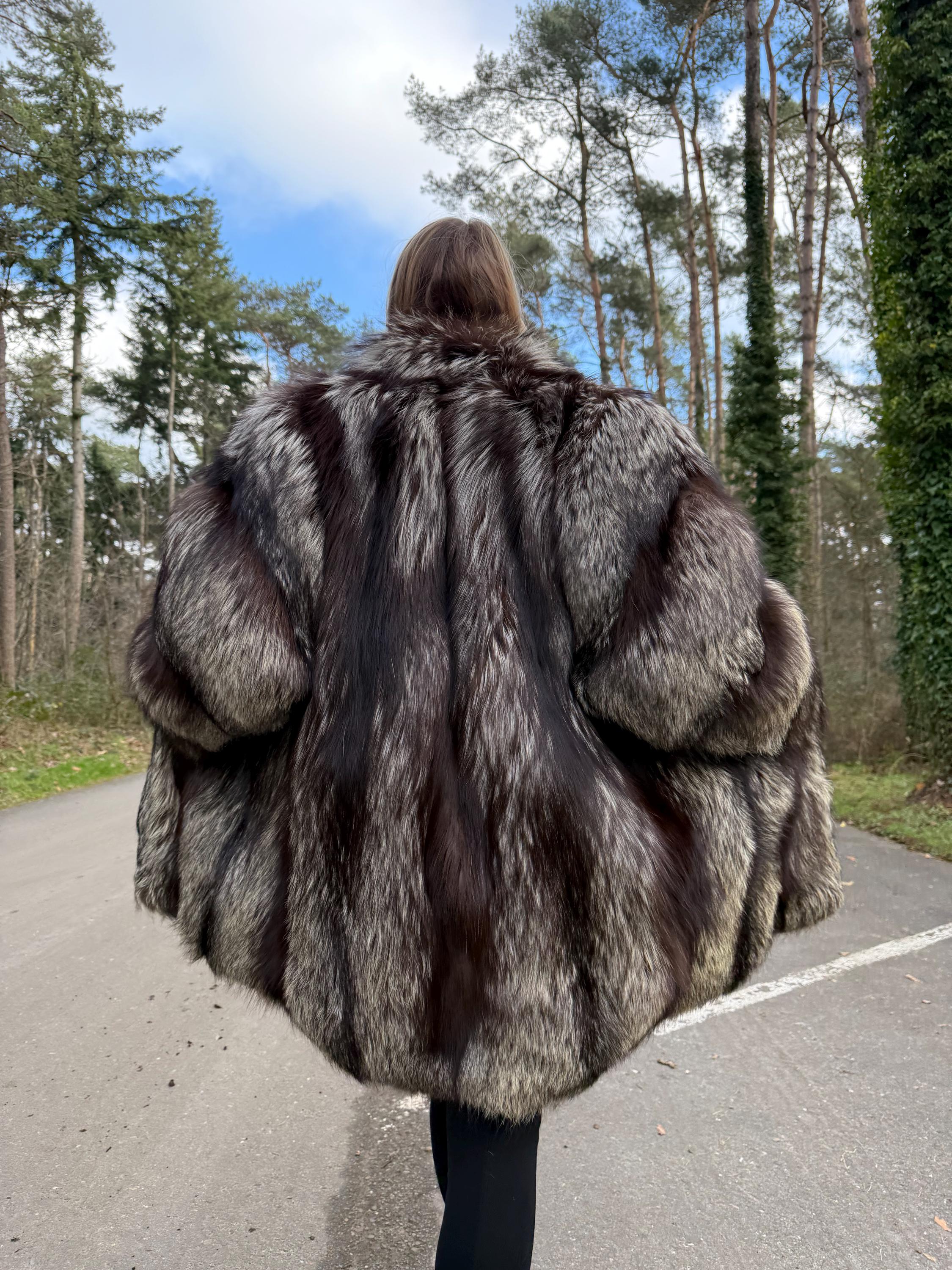 Vintage fox fur coat | eBay