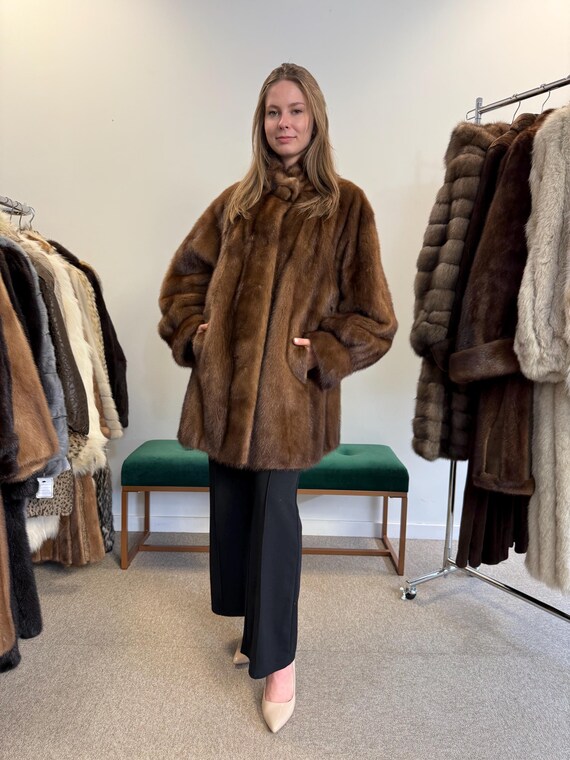 ミンクコート 女性用 ミンク ロングコート ワインレッド レディース