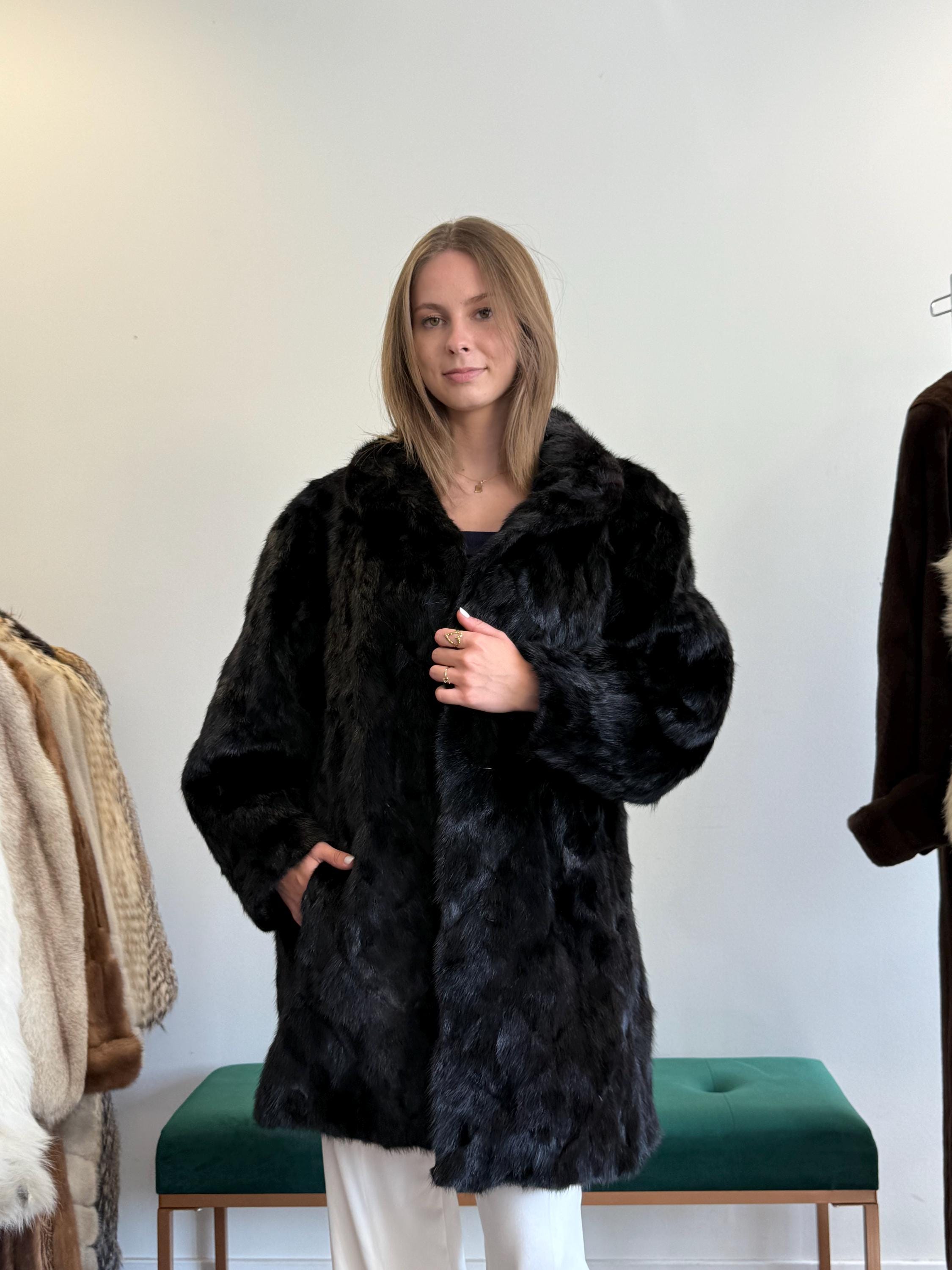 BALMAIN ラビットファー リバーシブルジャケット ヴィンテージ VintageFurMania - Etsy
