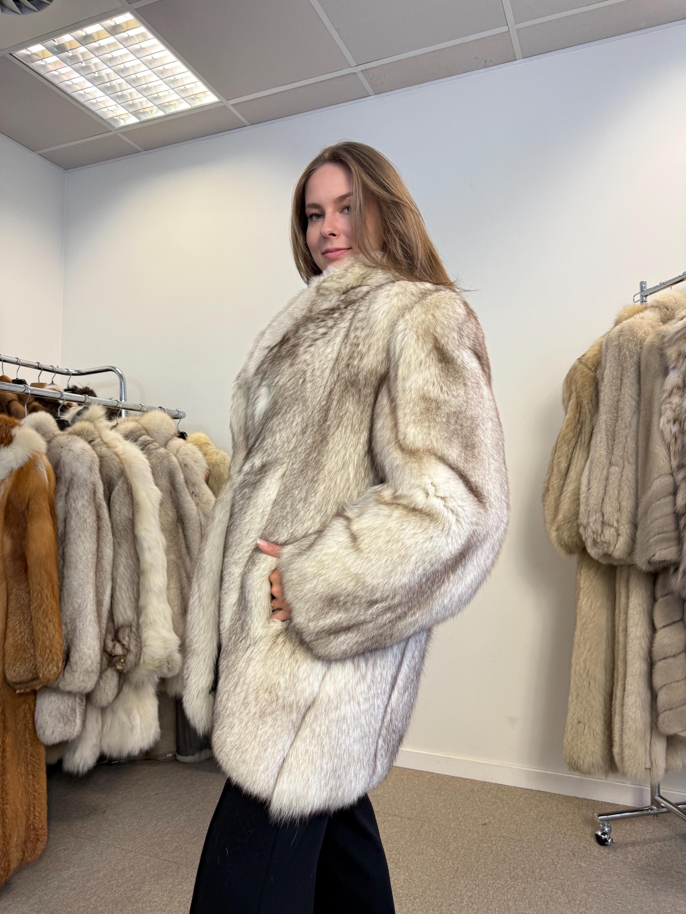 Fox Fur Jacket - Etsy Canada