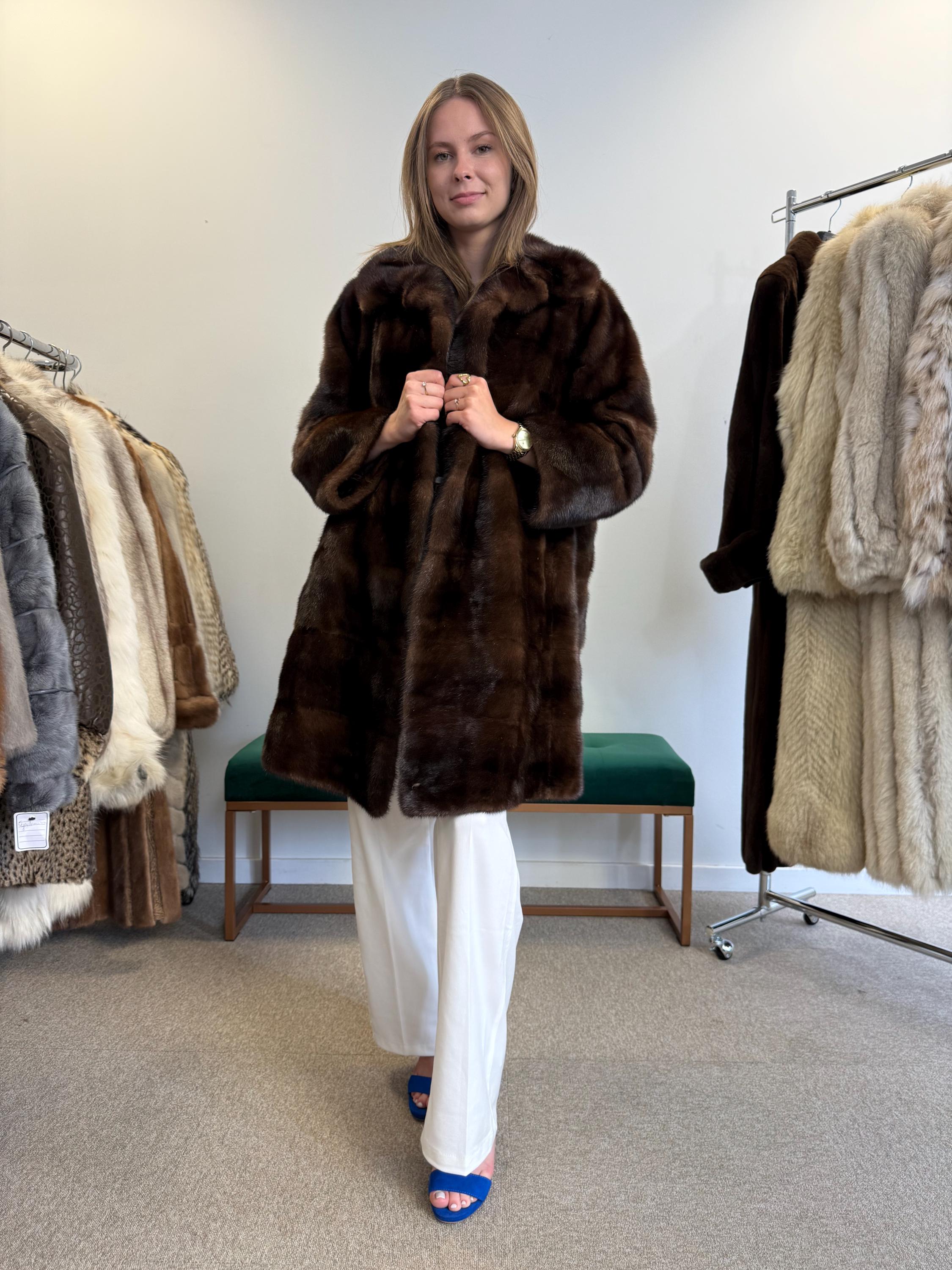 エンバ毛皮コート EMBA エンバ 毛皮コート ファーコート 冬 エンバ