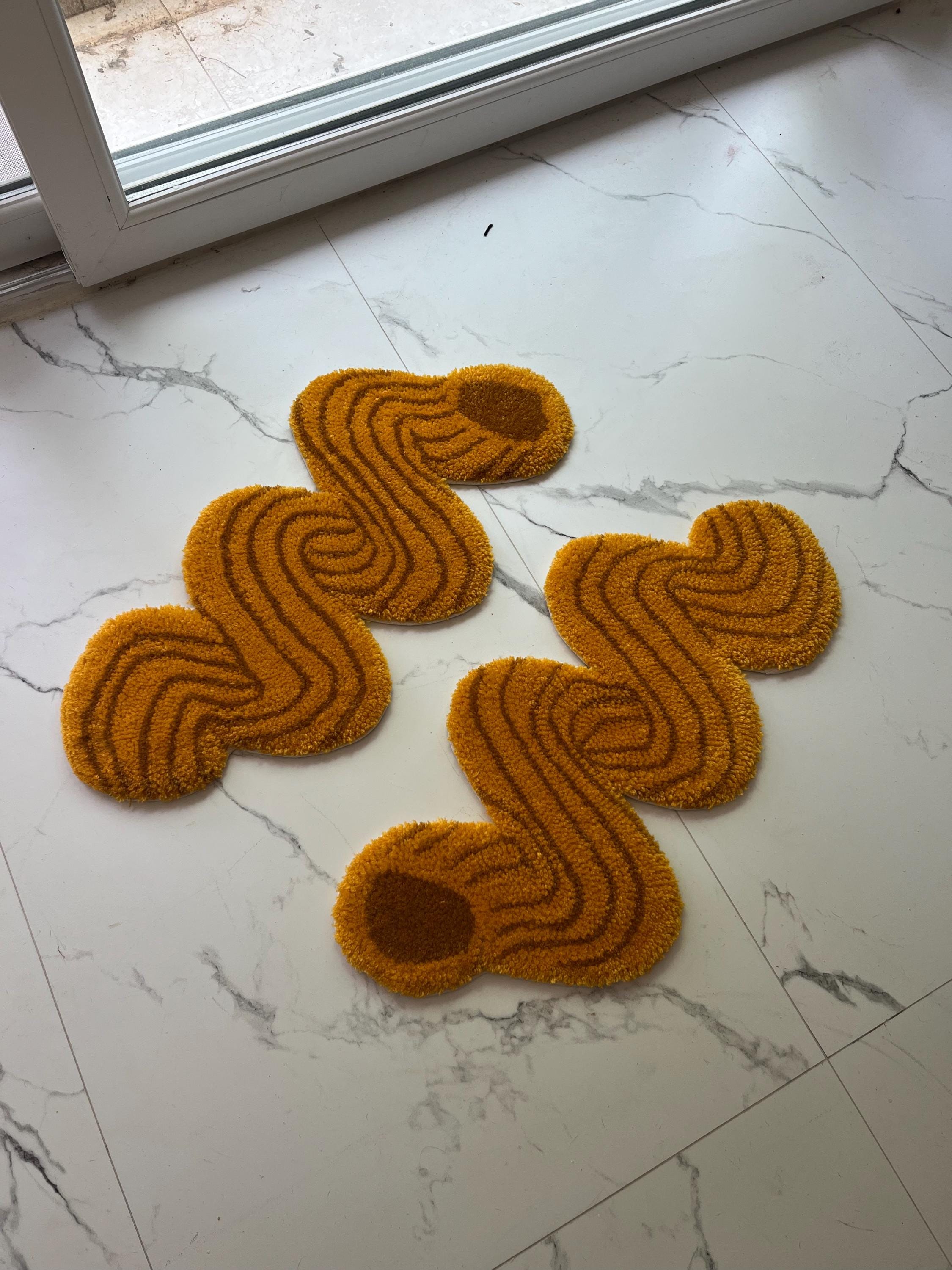 Pasta Rug Handmade Tufting Pasta Decorasyon Rug - Etsy