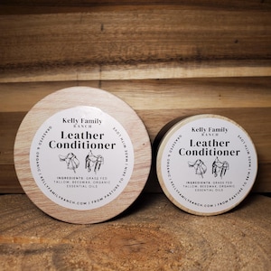 Tallow & Beeswax Leather Conditioner: Revitalizing Cowboy Formula