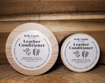 Tallow & Beeswax Leather Conditioner: Revitalizing Cowboy Formula