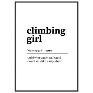 Definition Rock Climbing Art – Bouldering art, perfect gift for climbers