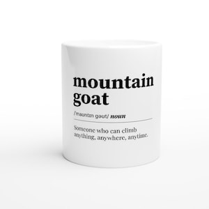 Canecas de café com definição de alpinista – presentes perfeitos para alpinistas e pedregulhos