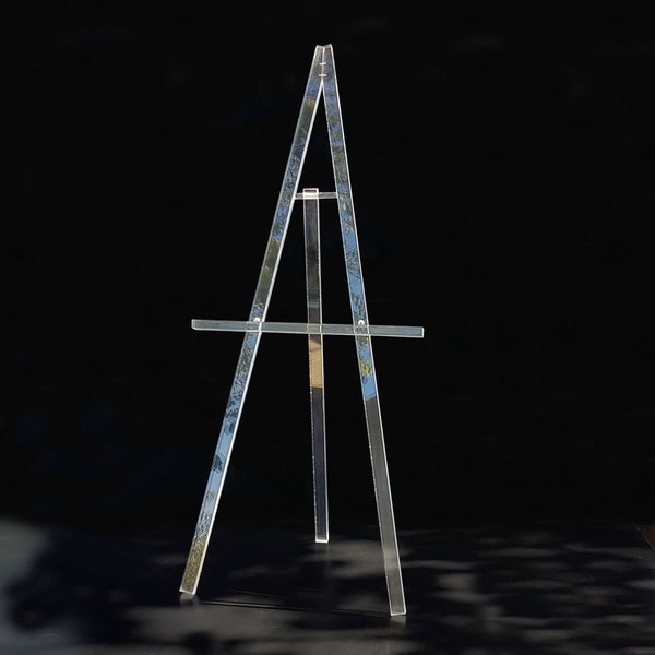 DIY Easel, Easel, 100 cm Size Clear Acrylic Easel, Easel for Wedding, Special Product,