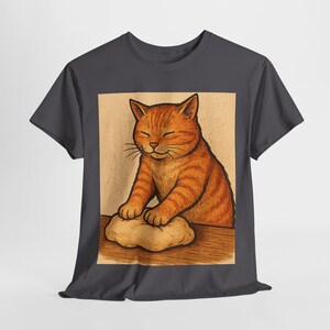 Kneady Cat T-Shirt, Funny Cat Lover Gift, Cute Animal Tee, Perfect for Pet Owners, Cozy Casual Wear, Unique Gift Idea