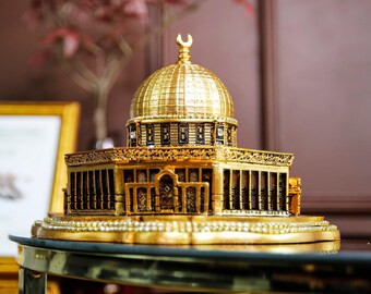 Masjid El Aqsa, Al Aqsa Mosque Art Decor Trinket, Mosque, Muslim Gift, Free Palestine, Palestine Figurine, Modern İslamic Art, İslamic Decor