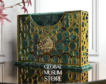 Corán/Corán de terciopelo, Corán árabe fácil de leer con estuche de lujo, regalos islámicos, ideas de regalo musulmanas, regalo islámico