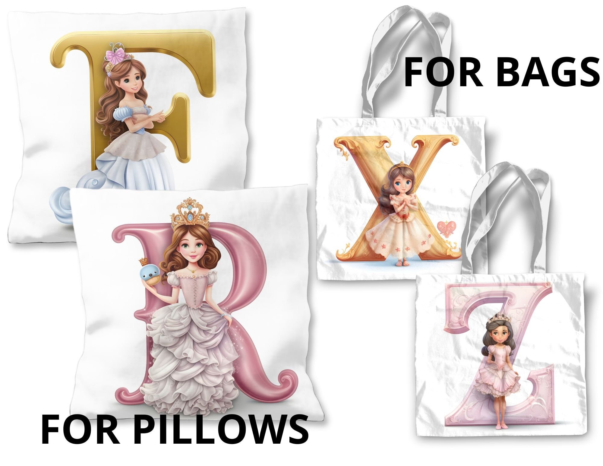 Princess Png Alphabet Png Princess Decorative Letters Princess Alphabet ...