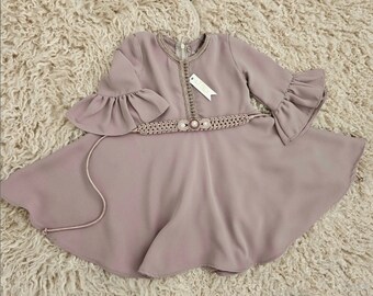 Kaftan / Kleid (Taupe)